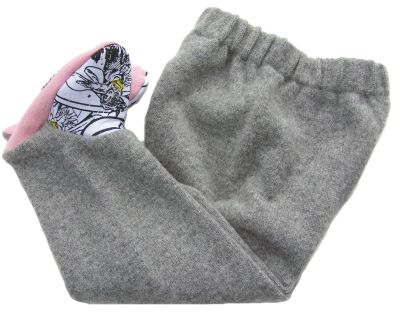 Cashmere Blend Footies, Super Girl!-