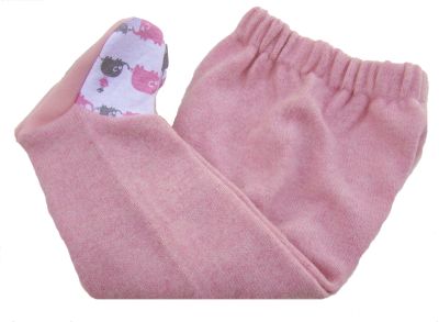 Cashmere Blend Footies, Ella Elephant (Pink)-
