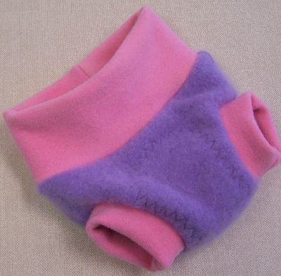 Lavender/Rose Cashmere Hybrid Soaker, sz XS-