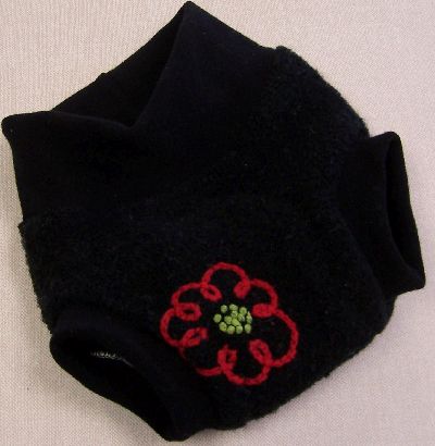 Black Floral 1 Soaker, sz M-