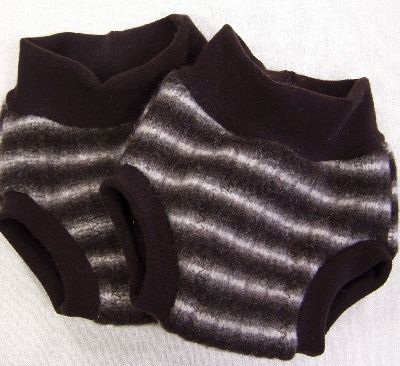 Chocolate Stripe Hybrid Soaker, sz L-