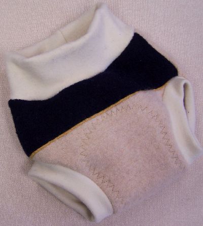 Natural/Navy Hybrid Soaker, sz L-