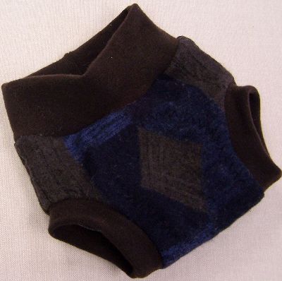 Modern Chocolate/Navy Hybrid Soaker, sz M-
