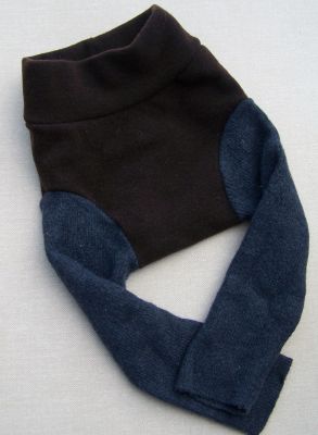 Chocolate/Navy Leggings, sz M Chocolate/Navy Leggings, sz M