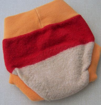 Sand/Red/Orange Wool Cover, sz S Sand/Red/Orange Wool Cover, sz S