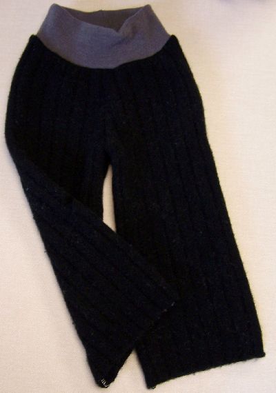 Black/Umber Longies, sz L/XL-