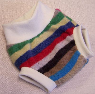 Rainbow Stripe Hybrid Soaker, sz L-