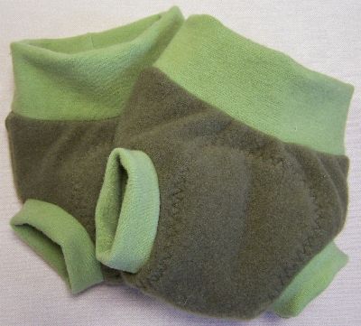 Dark Lime/Avocado Cashmere Hybrid Soaker, sz M-