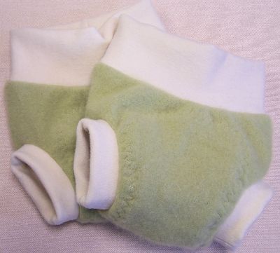 Celery/Natural Cashmere Hybrid Soaker, sz M-