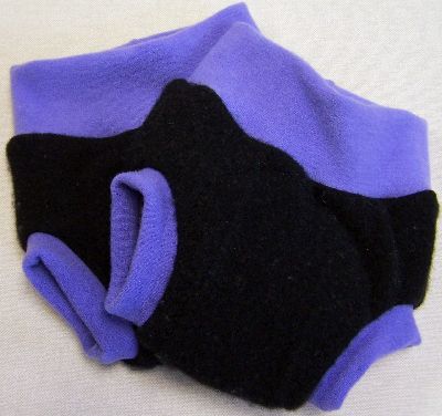 Black/Iris Cashmere Hybrid Soaker, sz M-