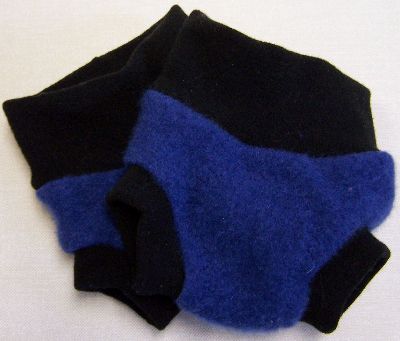 Sapphire Blue/Black Cashmere Hybrid Soaker, sz XS-
