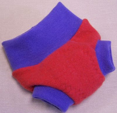Bright Melon/Iris Cashmere Hybrid Soaker, sz XS-