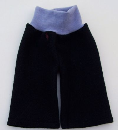 Black/Lavender Hybrid Longies, sz XS/S-
