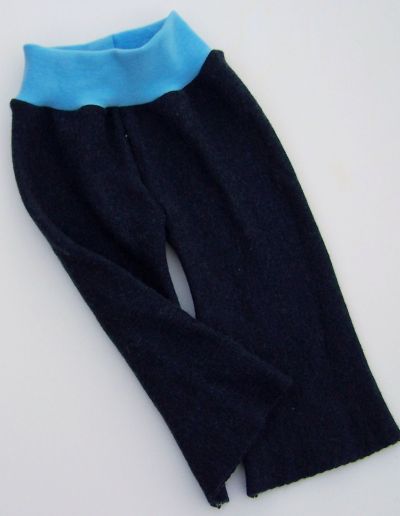 Dark Navy/Sky Hybrid Longies, sz M/L-