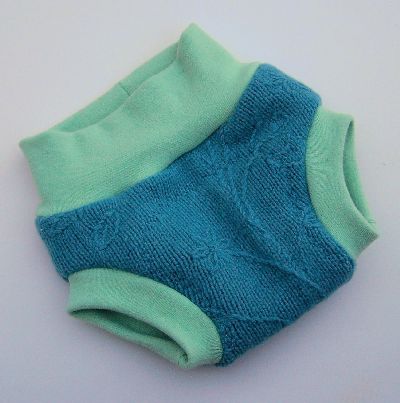 Teal/Sage Hybrid Soaker, sz  S-