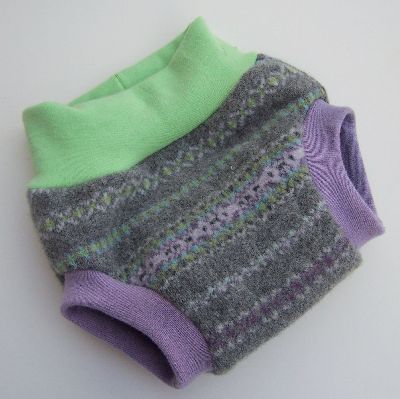 Spring Gray Patterns Hybrid Soaker, sz  S/M-