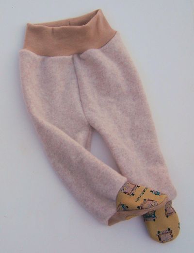 Recycled Mustard Vintage Models Footies, sz M-
