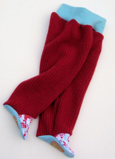 Recycled Retro Robots Footies, sz M/L-
