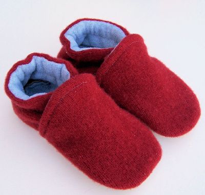 Basic Red Recycled Slippers, sz 2T-