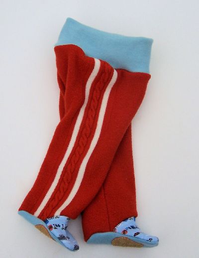 Recycled City Scenes Footies, sz S-