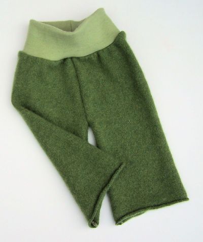 Lime/Avacado Cashmere Hybrid Longies, sz S-