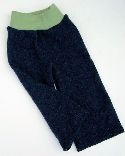 Navy/Avacado Hybrid  Longies, sz L-