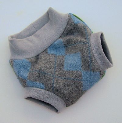 Stripes & Argyle Scrappy  Hybrid Soaker, sz L-