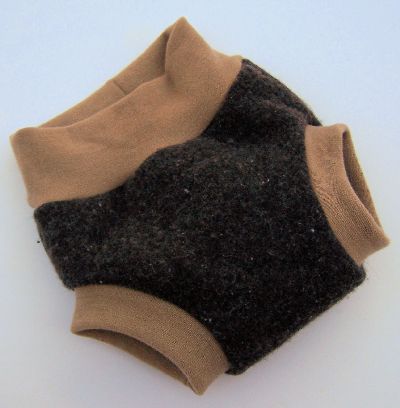 Chocolate/Camel Hybrid Soaker, sz  M-