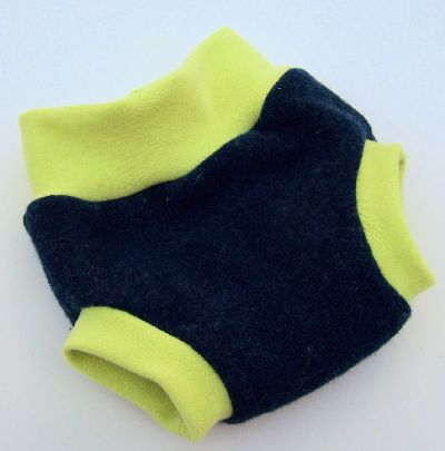 Navy/Bright Lime Hybrid Soaker, sz S-