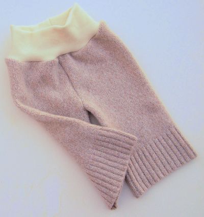 Oatmeal/Natural Hybrid Longies, sz S-