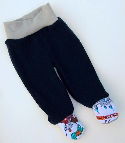 Recycled Knights of the Round Table Footies, sz S/M-
