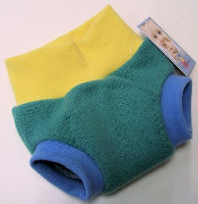 Light Green/Baby Blue/Sunny Yellow Hybrid Soaker, sz S-