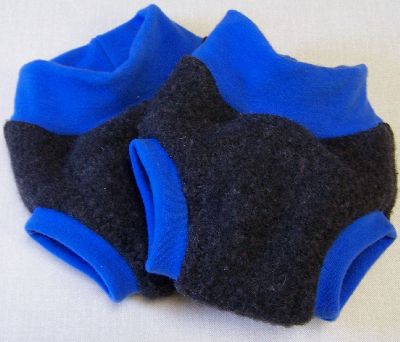 Charcoal/Electric Blue Hybrid Soaker, sz L-