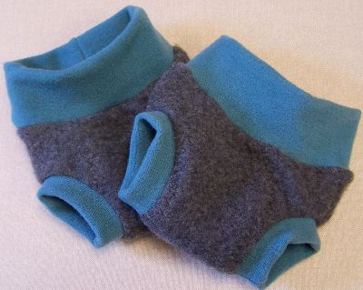 Charcoal/Juniper Cashmere Hybrid Soaker, sz S-