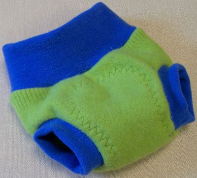 Lime/Electric Blue Hybrid Soaker, sz S-