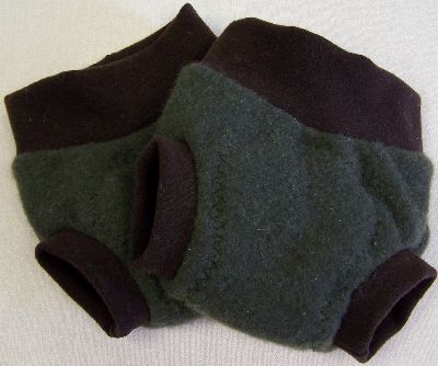 Olive/Chocolate Cashmere Hybrid Soaker, sz M-